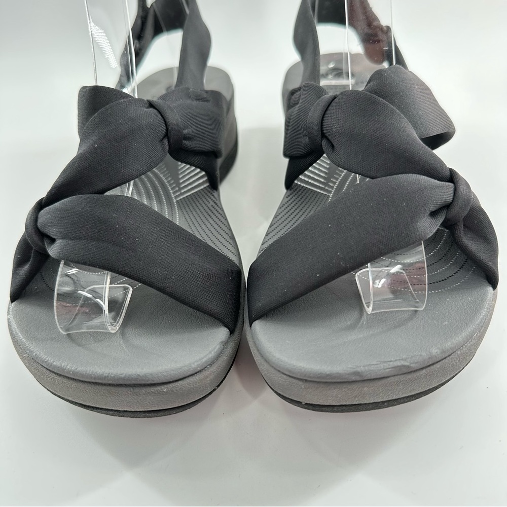 Clarks cloudsteppers Arla Meg sandals black comfort walking - Picture 4 of 14